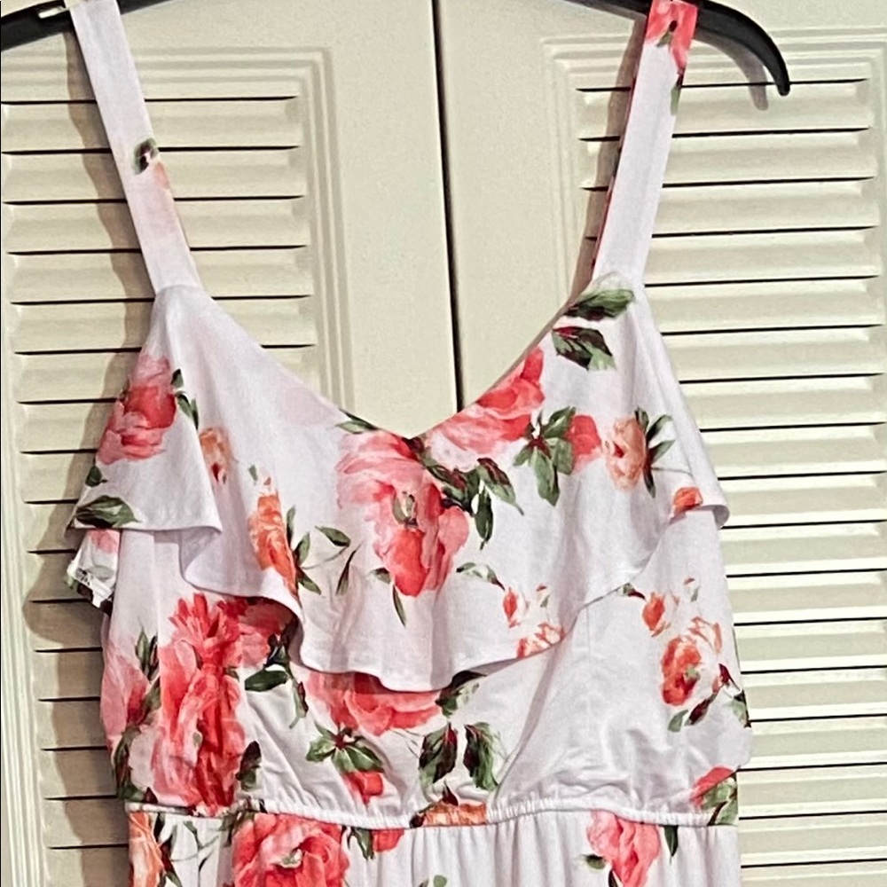 Floor length Floral Dress